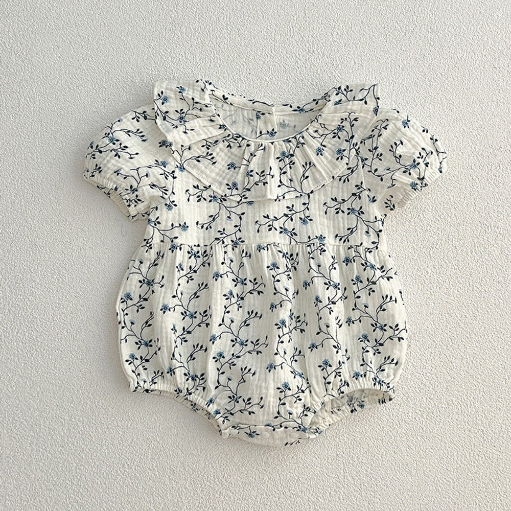 MyKids-USA® Baby Kids Girls Vine Pattern bodysuit And Girls’ Dress – Princess Sister Matching Set