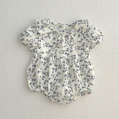MyKids-USA® Baby Kids Girls Vine Pattern bodysuit And Girls’ Dress – Princess Sister Matching Set