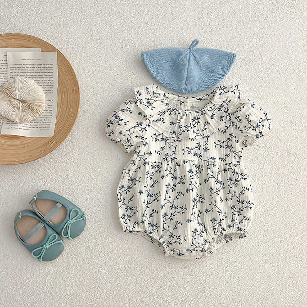 MyKids-USA® Baby Kids Girls Vine Pattern bodysuit And Girls’ Dress – Princess Sister Matching Set