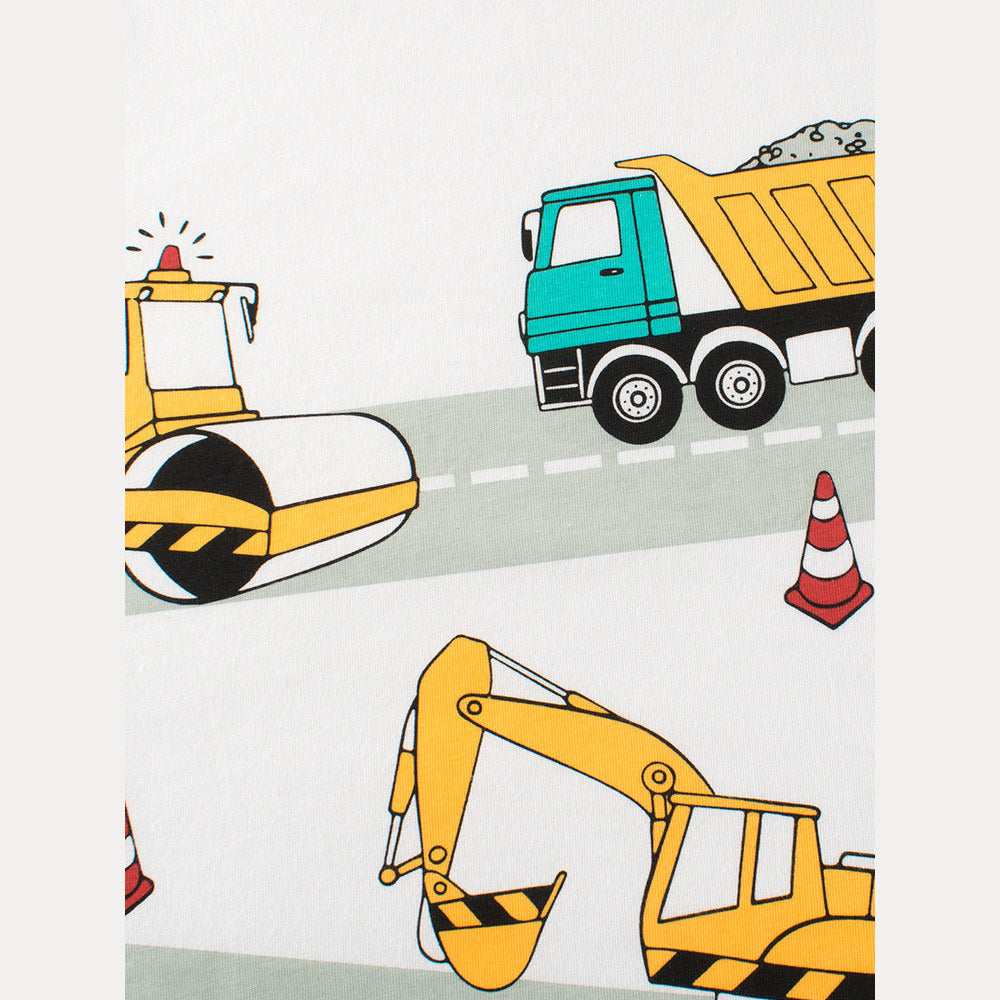 MyKids-USA® Construction Vehicles Printing Boys T-Shirt In European And American Style