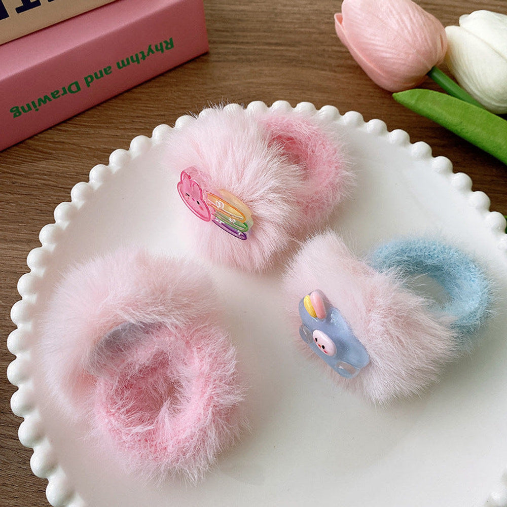 MyKids-USA® Soft And Sweet Plush Bunny Hairband