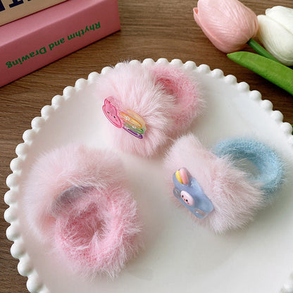 MyKids-USA® Soft And Sweet Plush Bunny Hairband