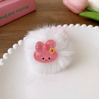 MyKids-USA® Soft And Sweet Plush Bunny Hairband