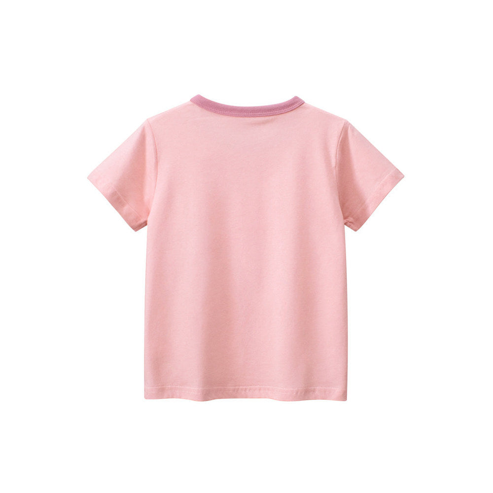 MyKids-USA® Rabbit Dancer Printing Girls’ T-Shirt In European And American Style For