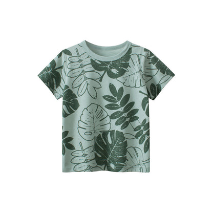 MyKids-USA® Printing Pattern Boys T-Shirt In European And American Style For