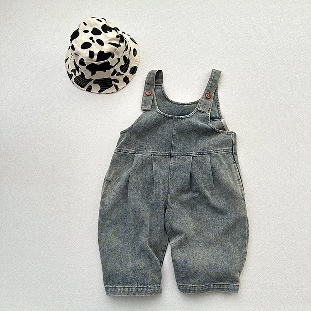MyKids-USA® Unisex Solid Overall Cowboy