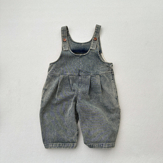 MyKids-USA® Unisex Solid Overall Cowboy