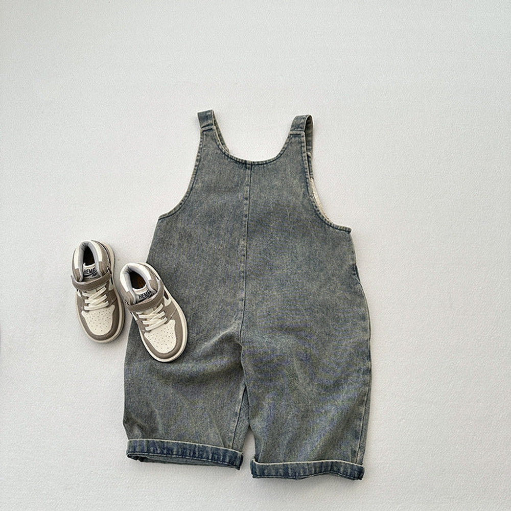 MyKids-USA® Unisex Solid Overall Cowboy