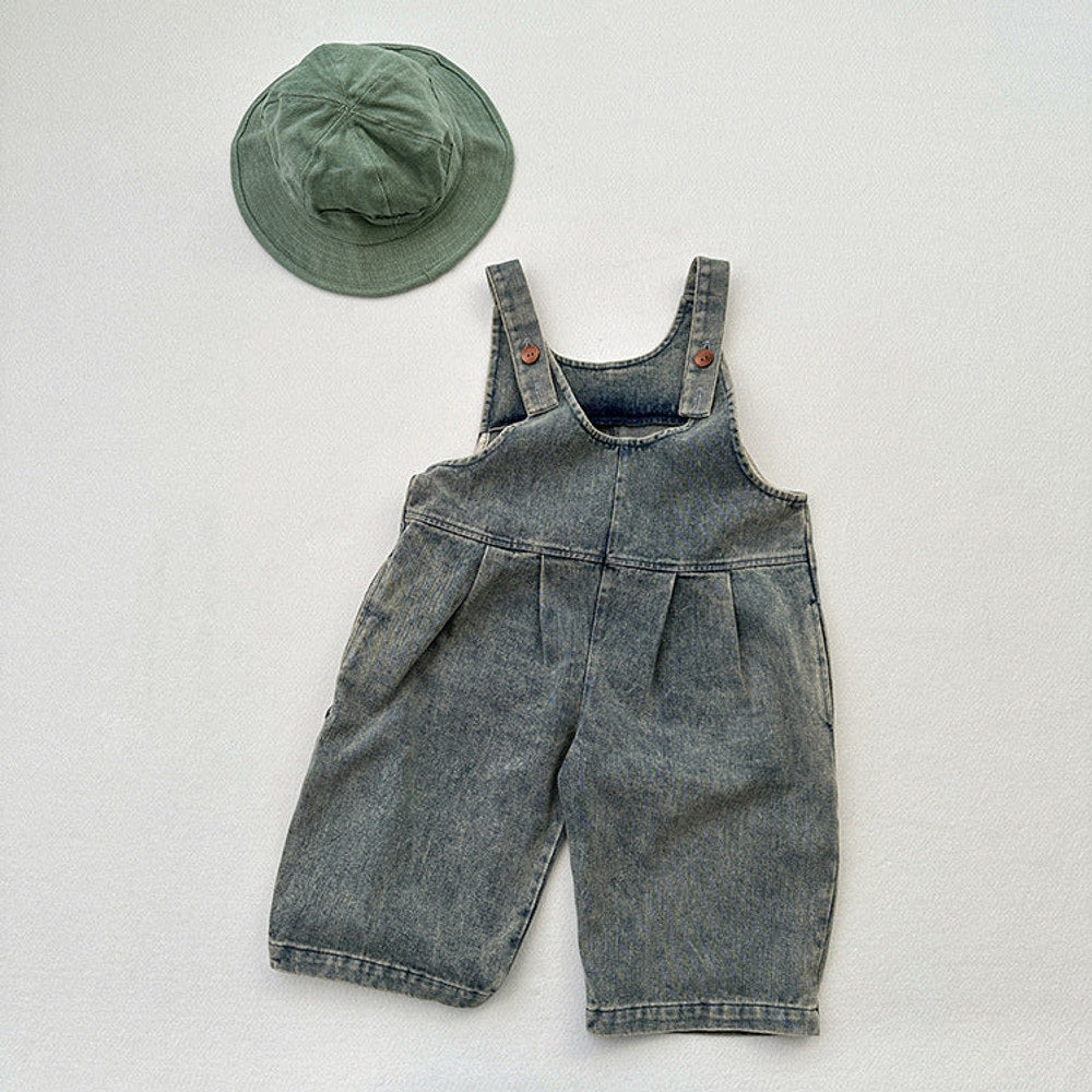 MyKids-USA® Unisex Solid Overall Cowboy