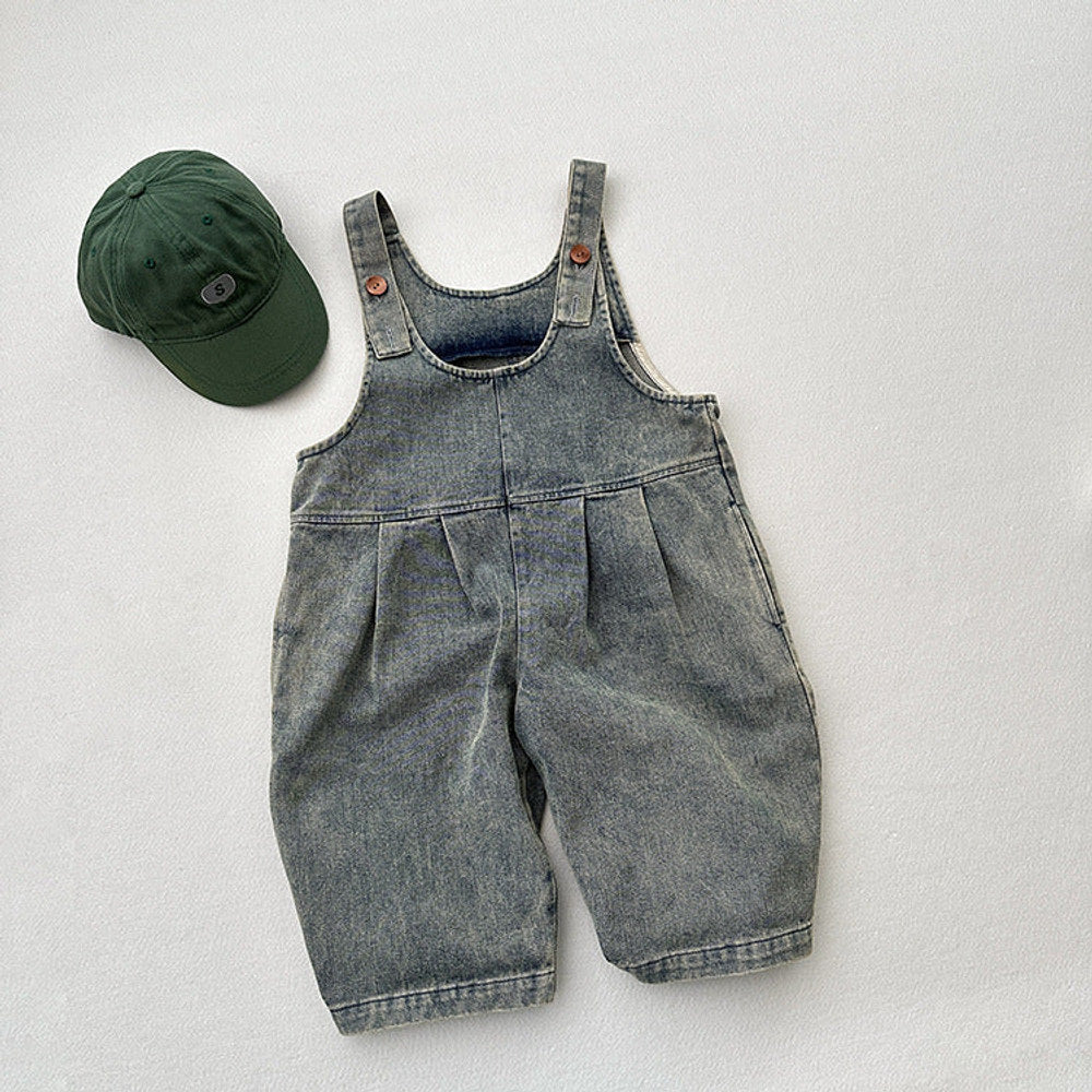 MyKids-USA® Unisex Solid Overall Cowboy