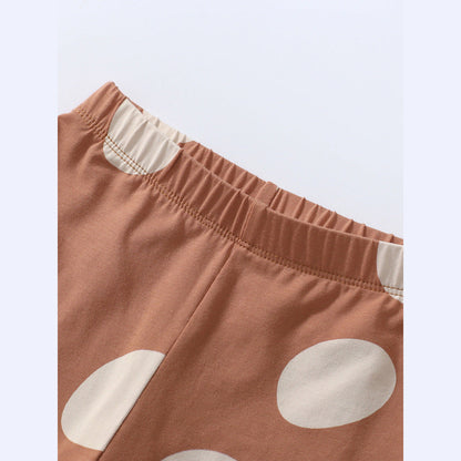 MyKids-USA® Baby Kids Girls Animals Embroidery Long Sleeves Pullover And Polka Dots Pants Clothing Set