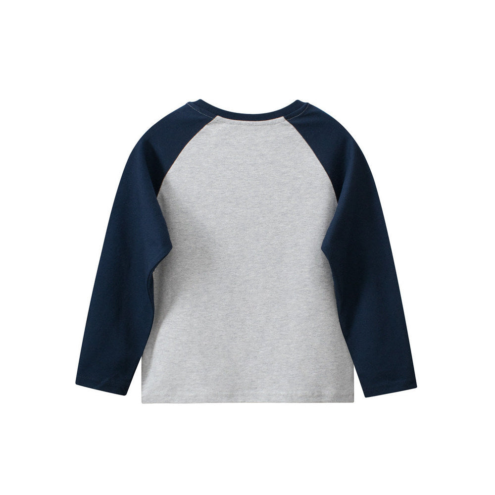 MyKids-USA® Baby Kids Boys Cartoon And Letters Printing Crew Neck Long Sleeves Pullover