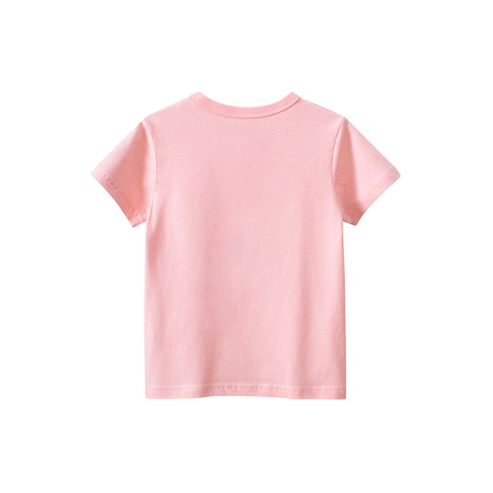 MyKids-USA® Letters Print Girls’ T-Shirt In European And American Style