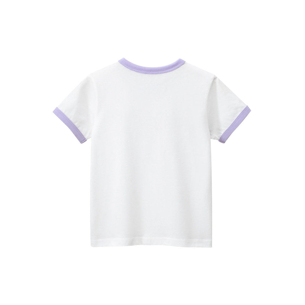 MyKids-USA® Fruit Flowers Cartoon Pattern Girls’ T-Shirt In European And American Style For