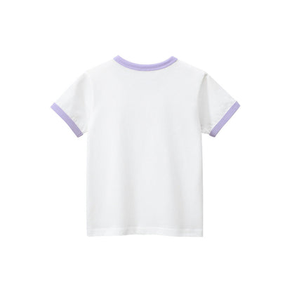 MyKids-USA® Fruit Flowers Cartoon Pattern Girls’ T-Shirt In European And American Style For