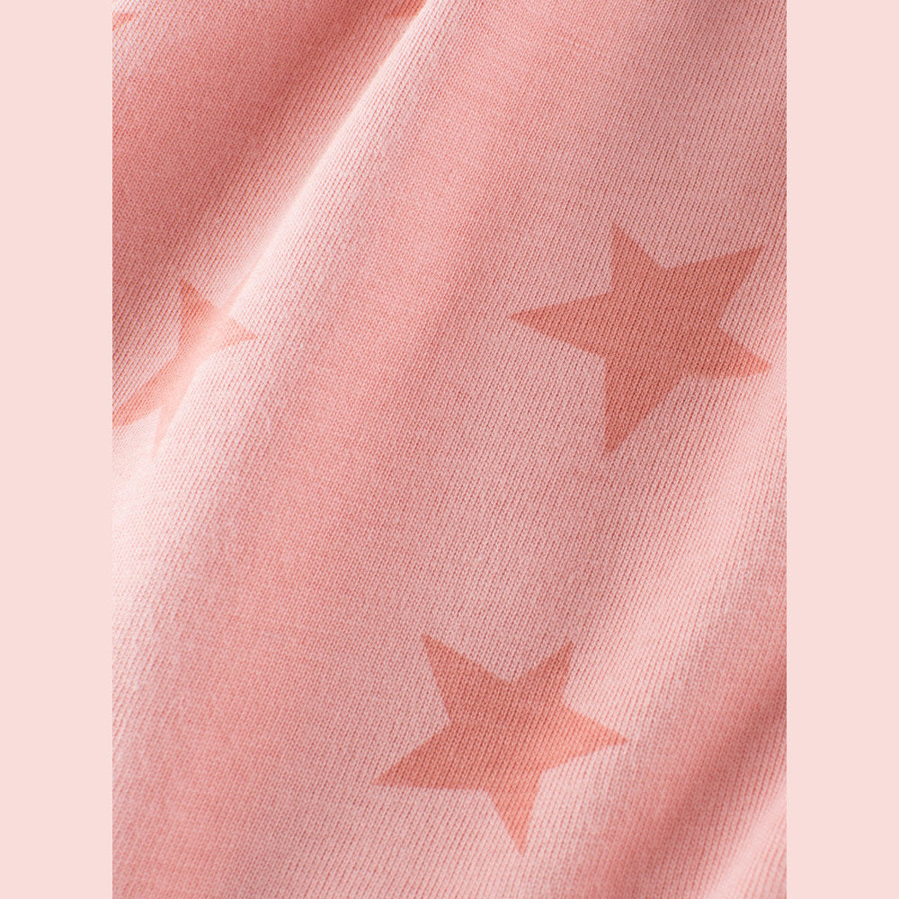 MyKids-USA® Girls Pink Soft Casual Style Stars Print Shorts