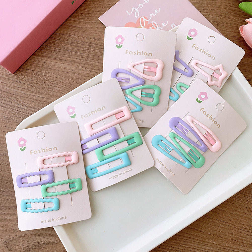 MyKids-USA® Collection Of 4 Versatile Hollow-Out Hair Clips