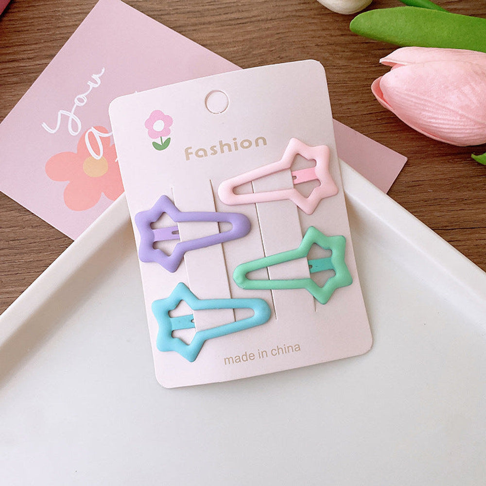 MyKids-USA® Collection Of 4 Versatile Hollow-Out Hair Clips