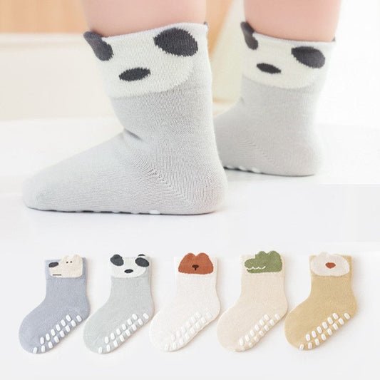MyKids-USA® Baby Breathable Animals Cartoon Design Socks Non-Slip