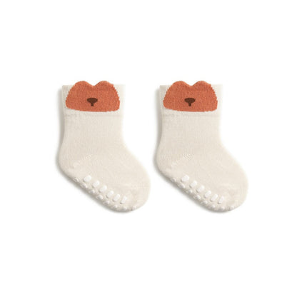 MyKids-USA® Baby Breathable Animals Cartoon Design Socks Non-Slip