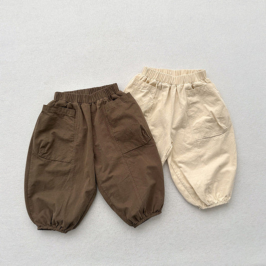 MyKids-USA® Versatile Solid Color Loose Lantern Pants For Children