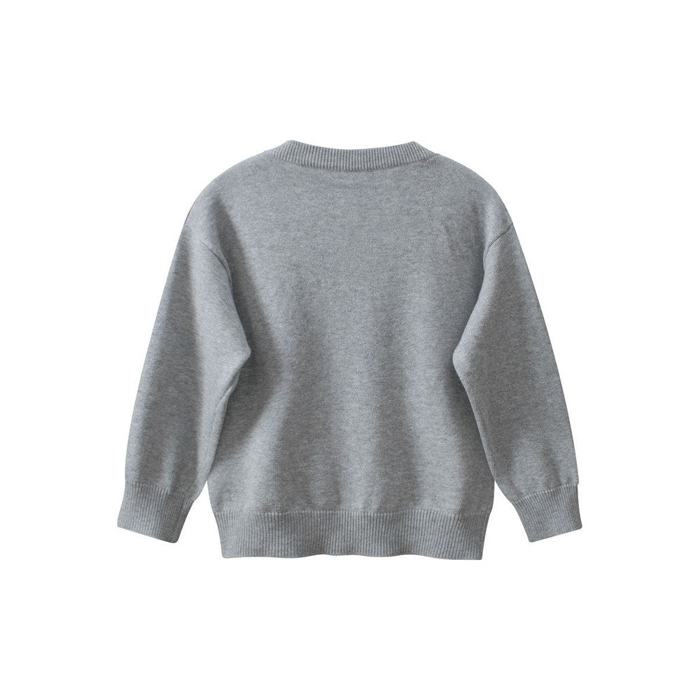 MyKids-USA® Baby Girls Kids Cute Animals Pattern Crew Neck Long Sleeves Knit Sweatshirt