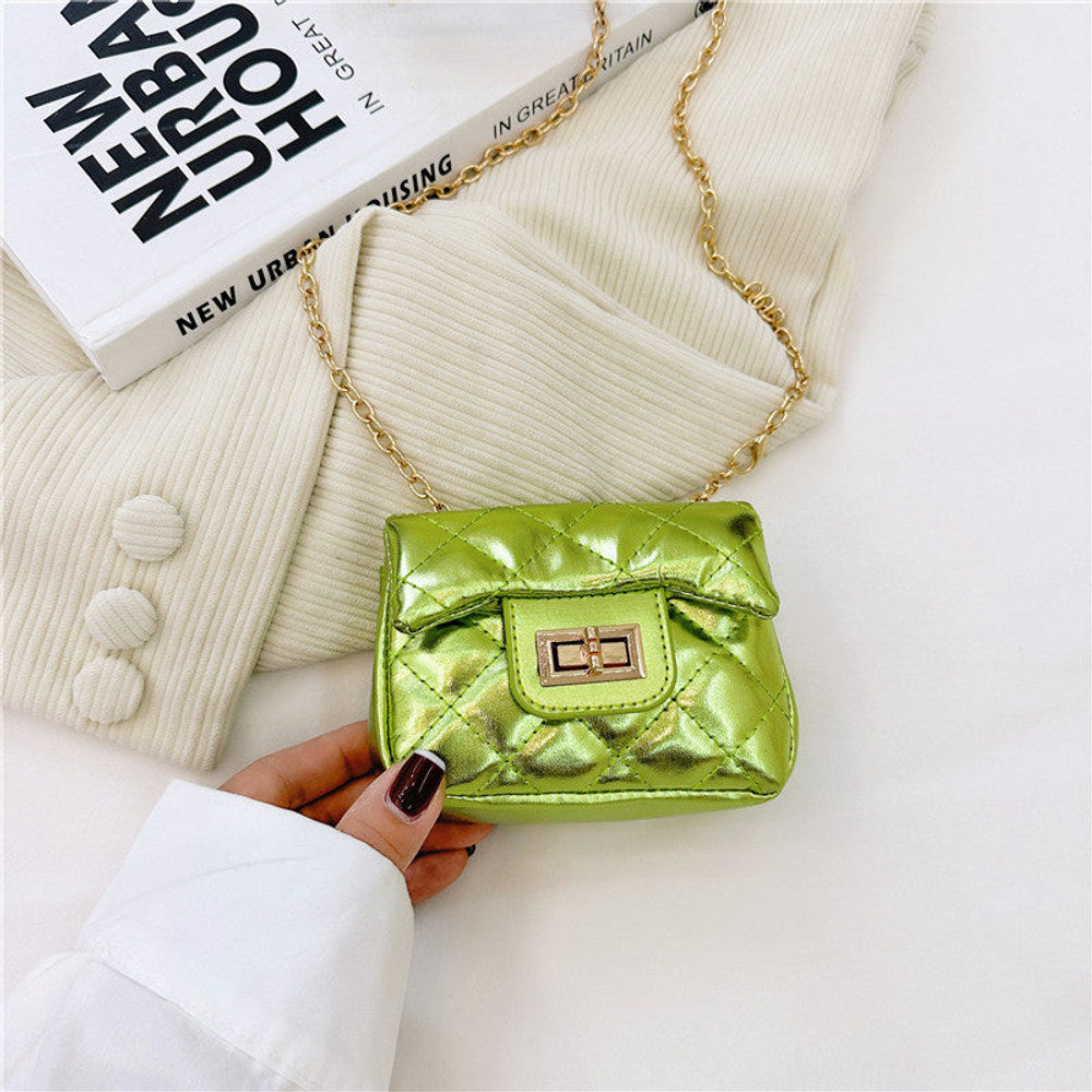 MyKids-USA® Fashionable Mini Carry-On Girls Portable PU Crossbody Handbag