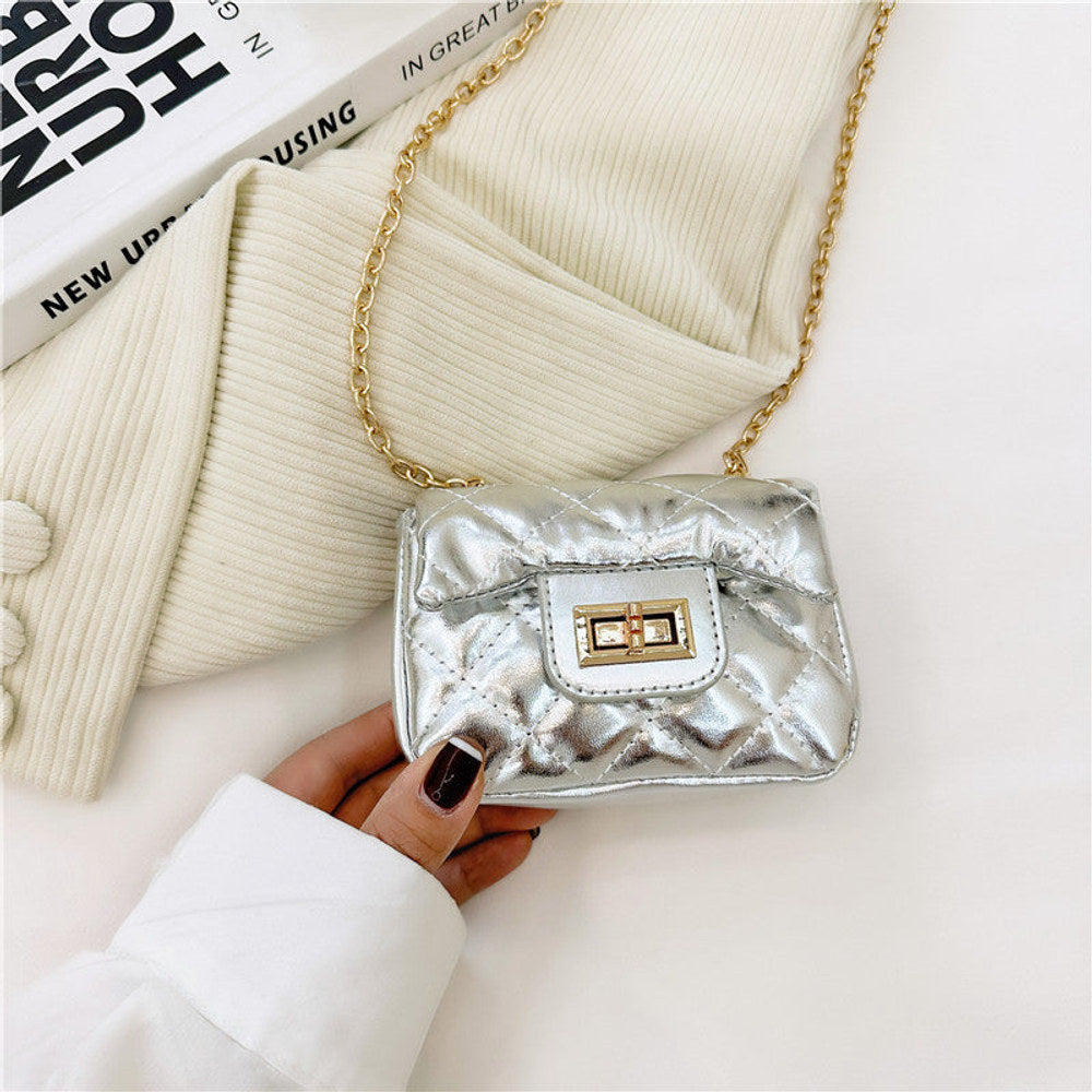 MyKids-USA® Fashionable Mini Carry-On Girls Portable PU Crossbody Handbag