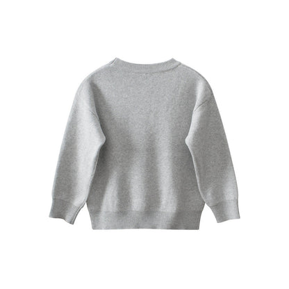 MyKids-USA® Baby Boy Kids Panda Pattern Crew Neck Long Sleeves Knitwear Pullover