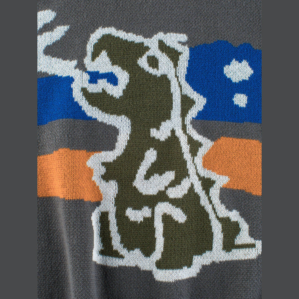 MyKids-USA® Baby Boy Kids Dinosaur Pattern Crew Neck Long Sleeves Knitwear Pullover
