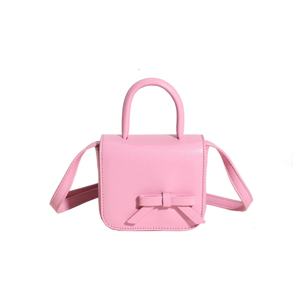 MyKids-USA® Stylish Creative Carry-On Girls’ Portable Mini Bow Princess Crossbody Handbag