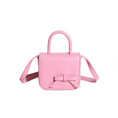 MyKids-USA® Stylish Creative Carry-On Girls’ Portable Mini Bow Princess Crossbody Handbag