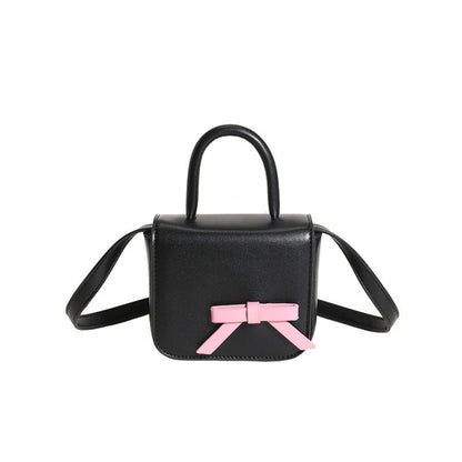 MyKids-USA® Stylish Creative Carry-On Girls’ Portable Mini Bow Princess Crossbody Handbag