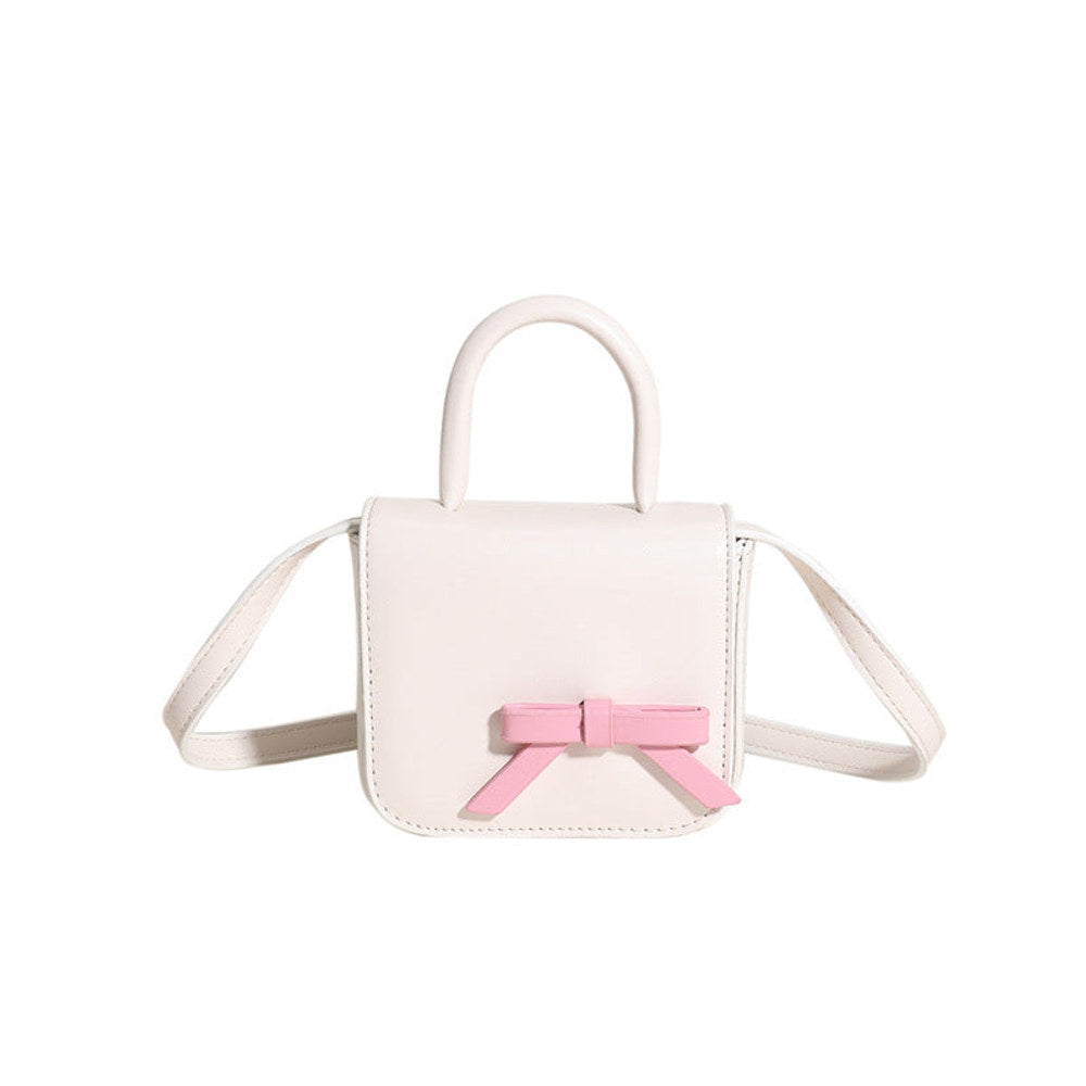 MyKids-USA® Stylish Creative Carry-On Girls’ Portable Mini Bow Princess Crossbody Handbag