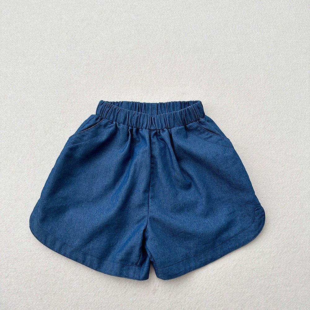 MyKids-USA® Unisex Blue Denim Shorts