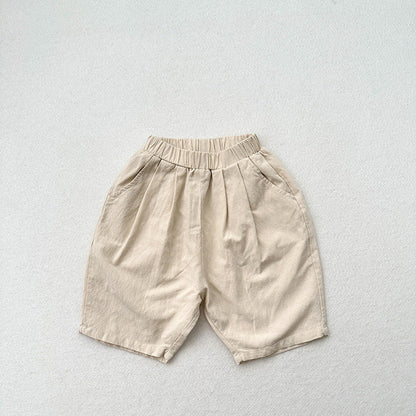 MyKids-USA® Unisex Plain Solid Color Cotton Pants