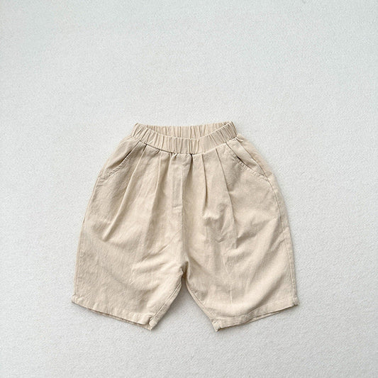 MyKids-USA® Unisex Plain Solid Color Cotton Pants