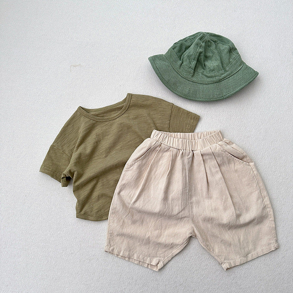 MyKids-USA® Unisex Plain Solid Color Cotton Pants