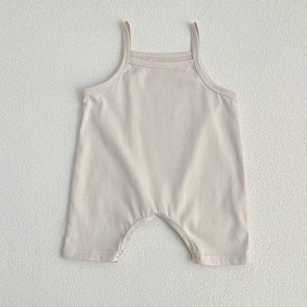 MyKids-USA® Baby Unisex Solid Color bodysuit And Romper Simple Plain Clothing Set
