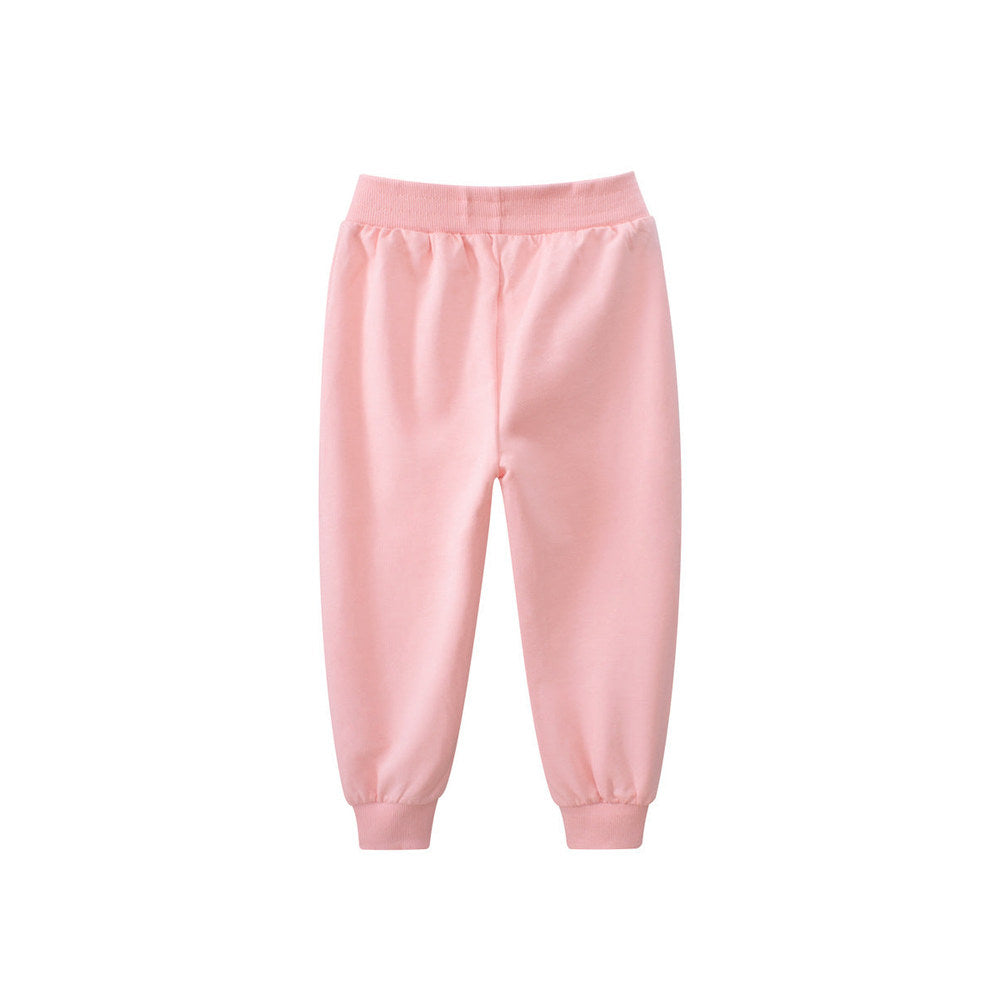 MyKids-USA® Baby Girls Elastic Breathable Catty Face Pattern Simple Pants
