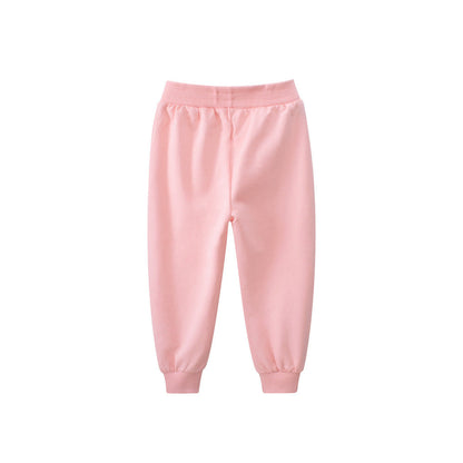 MyKids-USA® Baby Girls Elastic Breathable Catty Face Pattern Simple Pants