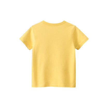 MyKids-USA® Boys’ Cartoon Alligator Print T-Shirt In European And American Style