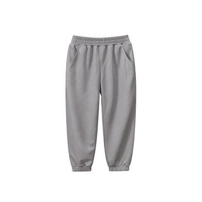 MyKids-USA® Children’s Boys’ Solid Color Thin Breathable Pants – Casual Kids Trousers