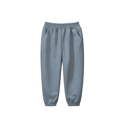 MyKids-USA® Children’s Boys’ Solid Color Thin Breathable Pants – Casual Kids Trousers