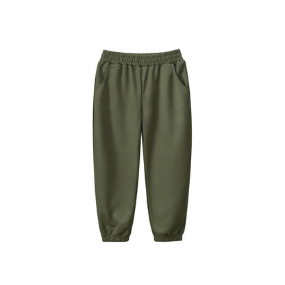 MyKids-USA® Children’s Boys’ Solid Color Thin Breathable Pants – Casual Kids Trousers