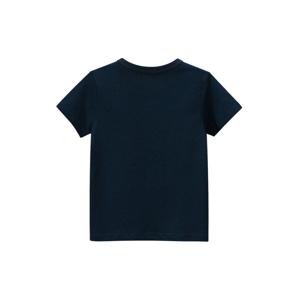 MyKids-USA® Boys’ Cartoon Excavator Print T-Shirt In European And American Style