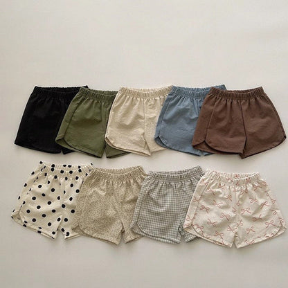MyKids-USA® Baby Kids Unisex Casual Thin Solid Color Versatile Basic Shorts