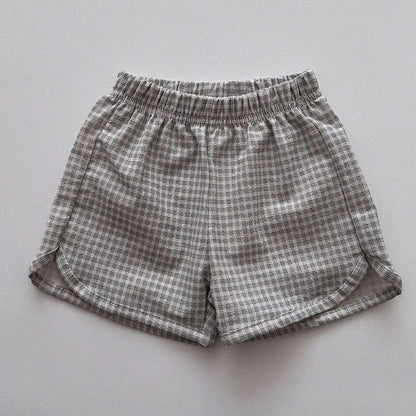 MyKids-USA® Baby Kids Unisex Casual Thin Solid Color Versatile Basic Shorts