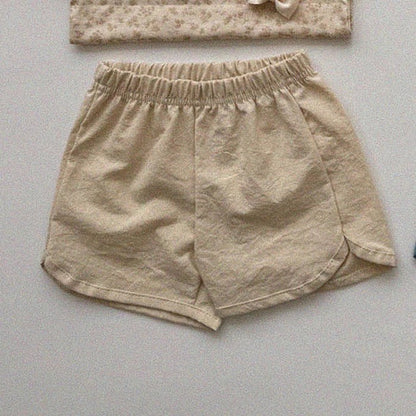 MyKids-USA® Baby Kids Unisex Casual Thin Solid Color Versatile Basic Shorts