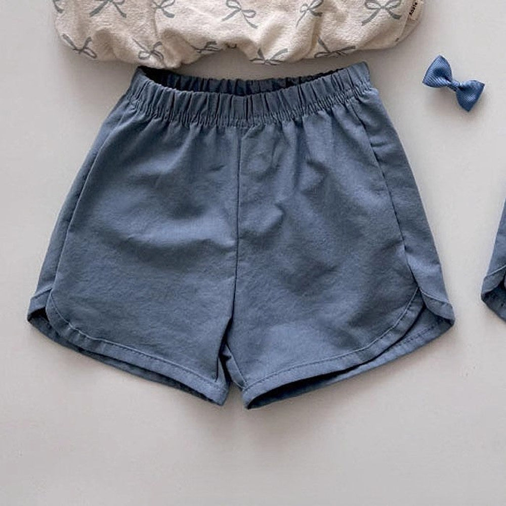 MyKids-USA® Baby Kids Unisex Casual Thin Solid Color Versatile Basic Shorts